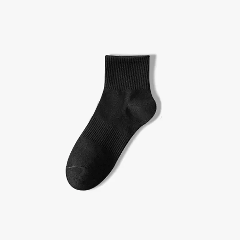 Mannen Anti-Geur En Zweet Absorptie Zomer Dunne Sectie 7a Antibacteriële Mid-Calf Sport Katoenen Sokken Korte Sokken