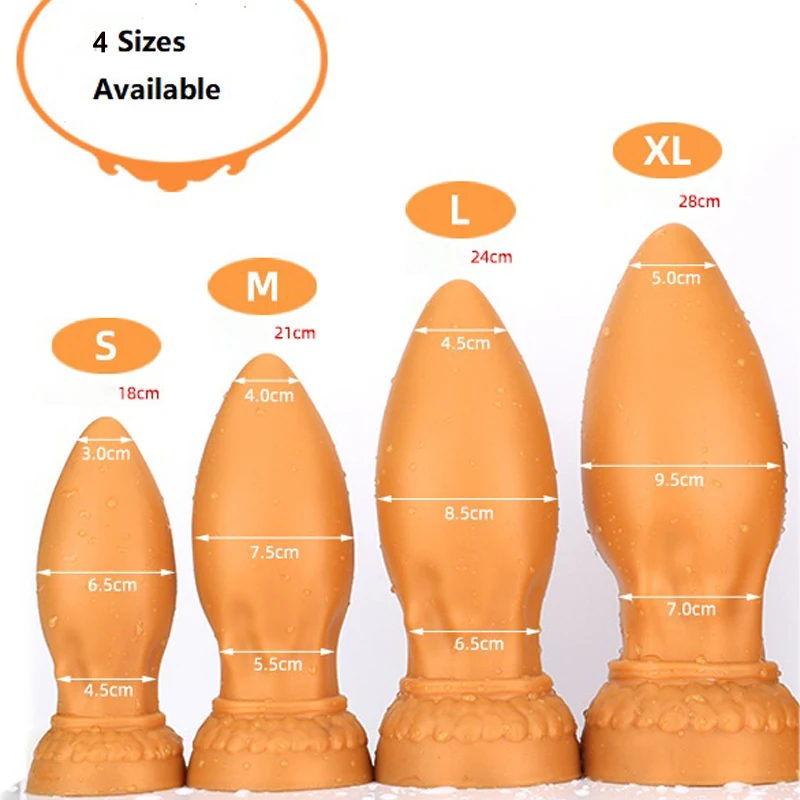 Super Huge Silicone Anal Plug Round Big Dildo ButtPlug Prostate Massager Vagina Anal Masturbation Sex Toys For Men Gay - view 6