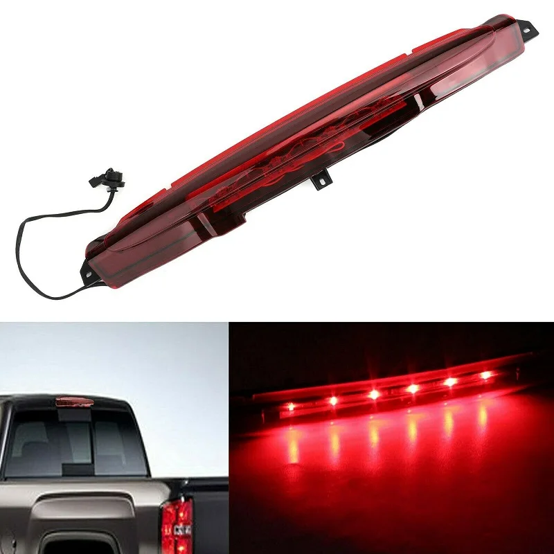 Car 3rd Brake Light High Mount Stop Light Assembly Brake Light Stop Lamp For 2002-2009 GMC Envoy Chevrolet Trailblazer U9