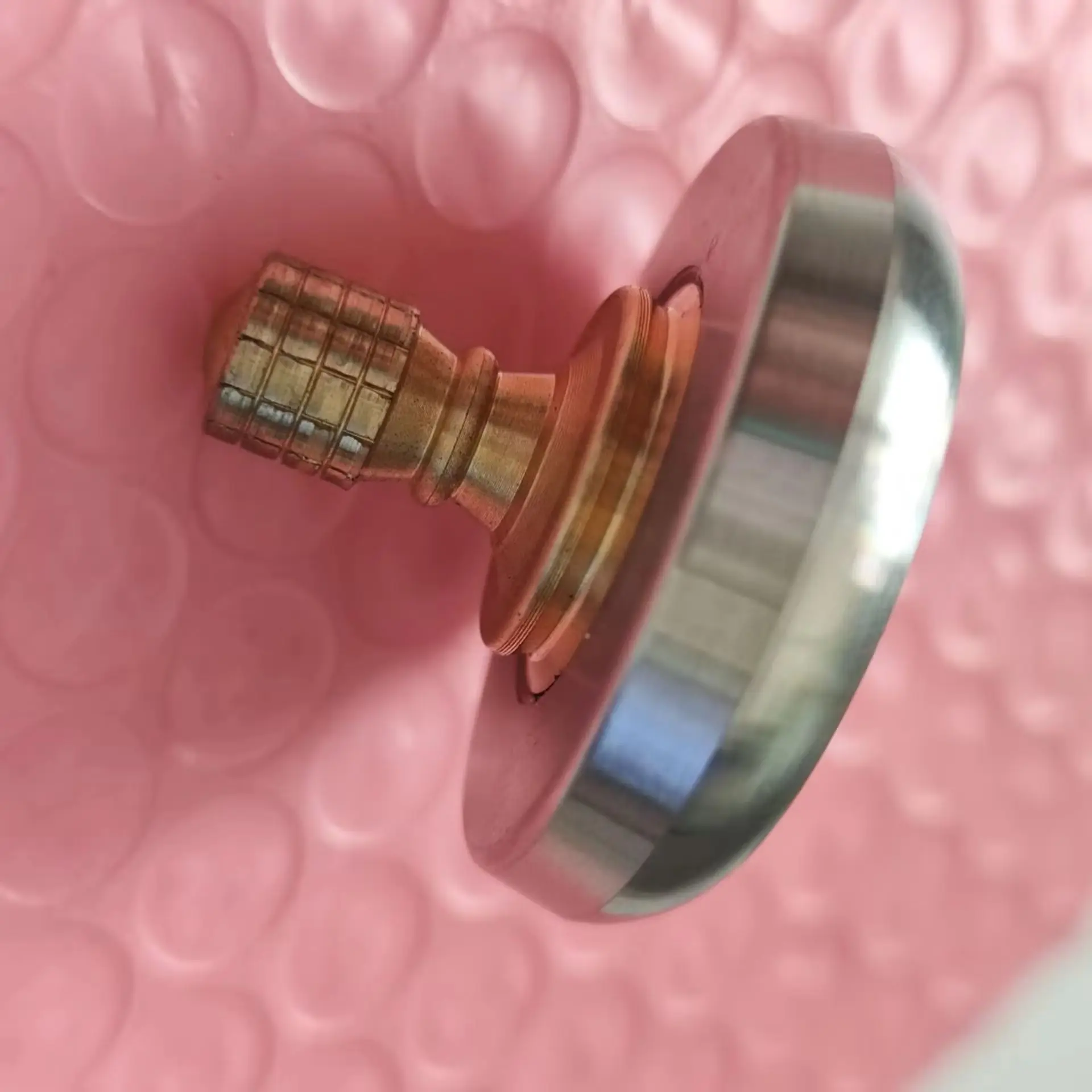 

Новый спиннер с латунной ручкой и корпусом из нержавеющей стали, серебристый, с керамическими шариками, антистресс, EDC-игрушка, настольное украшение