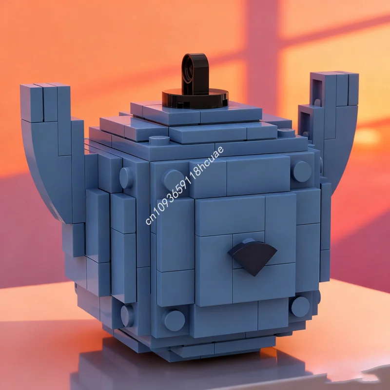 

140 шт. MOC Stitch орнамент, смещенная модель, строительные блоки, игрушки, сборка, рождественский подарок, творческая идея «сделай сам», образование, день рождения