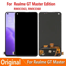 Ban Đầu Màn Hình Hiển Thị LCD Bộ Số Hóa Cảm Ứng Cho Realme GT Chủ RMX3363 RMX3360 Màn Hình Super AMOLED Chi Tiết Sửa Chữa