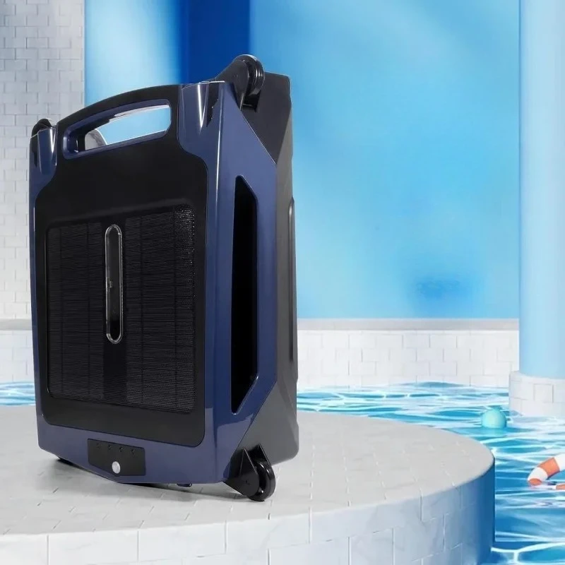 

L # Solar And Rechargeable Dual Mode, Cordless Robotic Pool Cleaner
