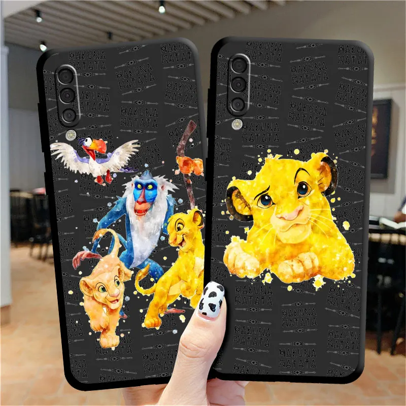 Disney Lion King Cute Case For Samsung Galaxy Note 20 Ultra 10 Plus 9 8 A50 A70 A30 A20 A05 A04 A03 A10 A02e A91 Phone Cover