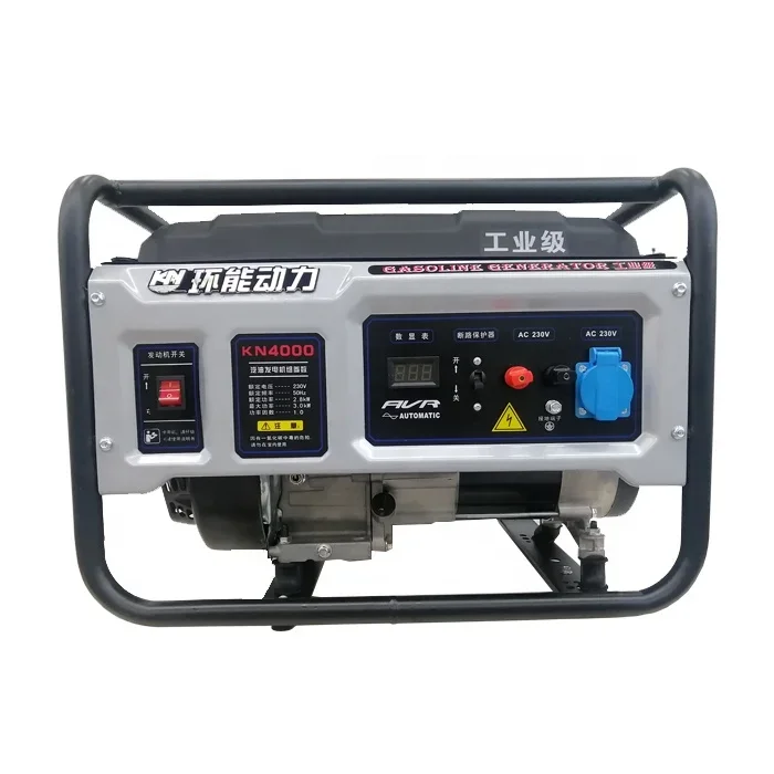 3.5 kVA Kraft Style Electrical Portable Generator Set / Power Engine KN4000 3800W 3500W Electric 2700W Gasoline Generator