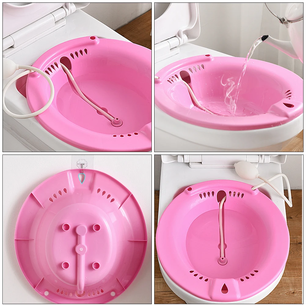 1pc Thickened Bidet Basin Squat-Free Portable Nursing Basin Ergonomic Design Wear-Resistant Strong Load-Bearing for Pregnant