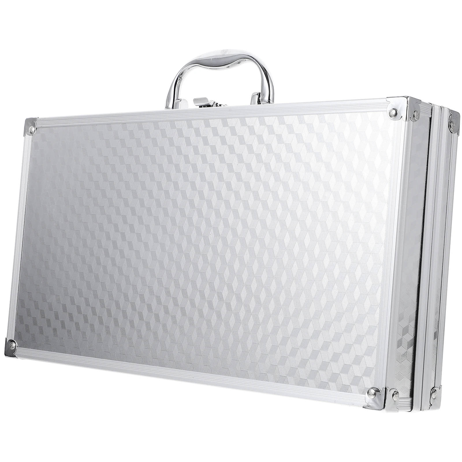 

Aluminum Tool Box 11x18x5 8cm Lightweight Portable Metal Case for DJ Sound Card Sturdy Briefcase Men Travel Outdoor Storage