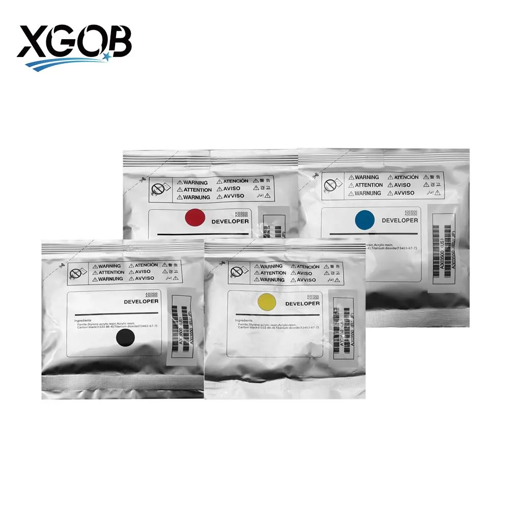 

1Set/4pcs Developer Powder For Konica Minolta Bizhub C224 C284 C364 C454 C554 High Quality Compatible iron Carrier