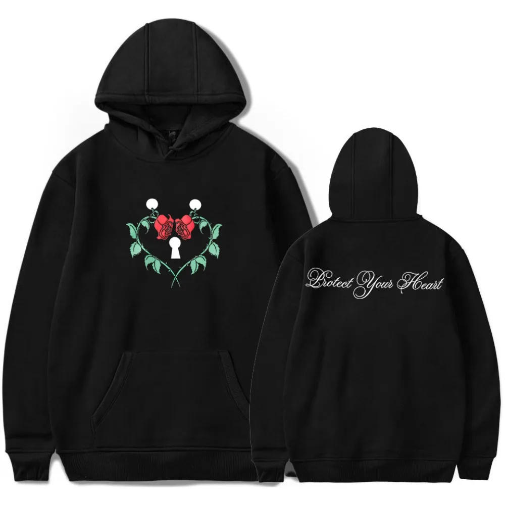 XPLR Sam And Colby Hoodies Rose Letter Print Protector Of Hearts Hoodie Streetwear Fashion Hip Hop Couples Oversized Sweatshirt