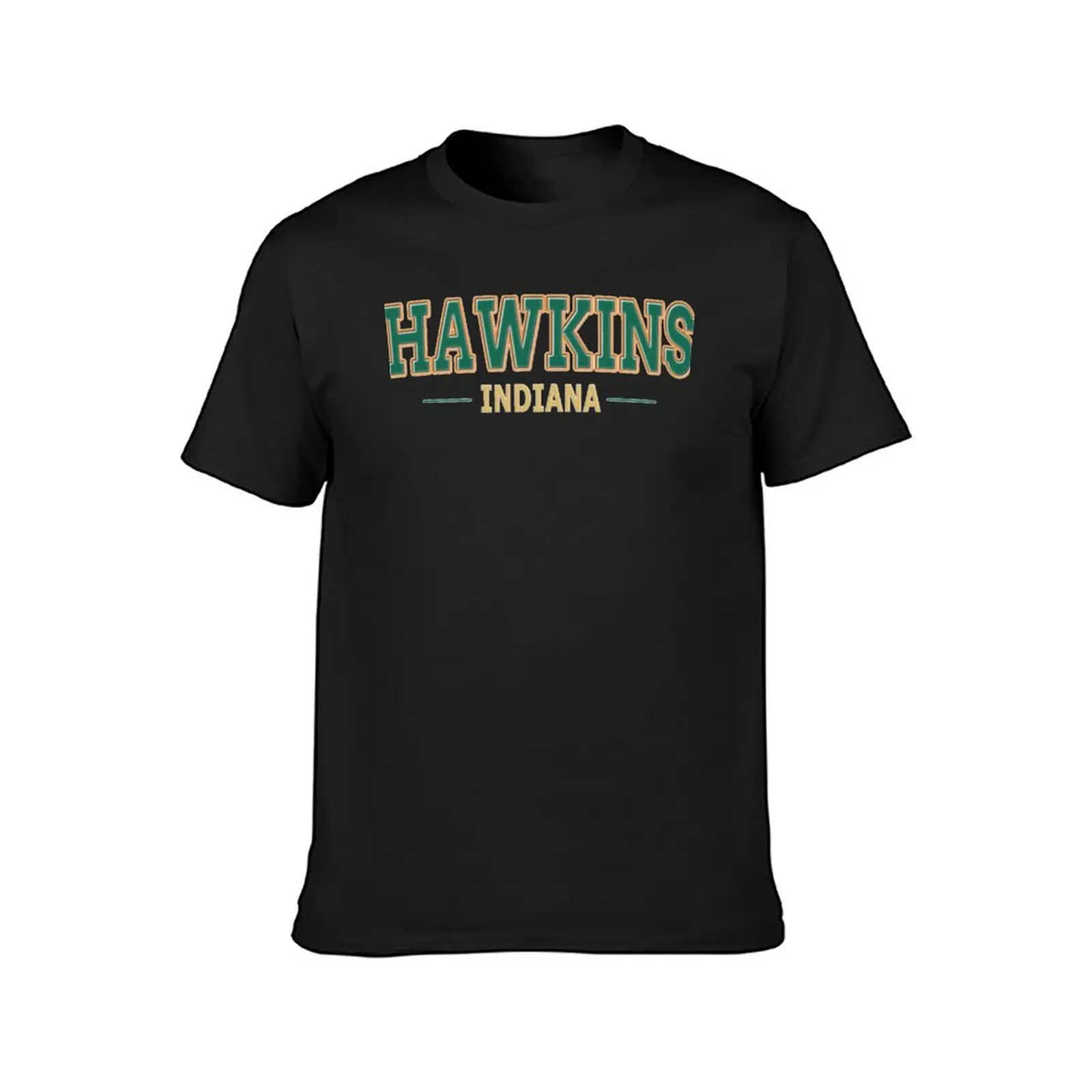 Hawkins Indiana T-Shirt boys animal print blacks customs design your own mens big and tall t shirts