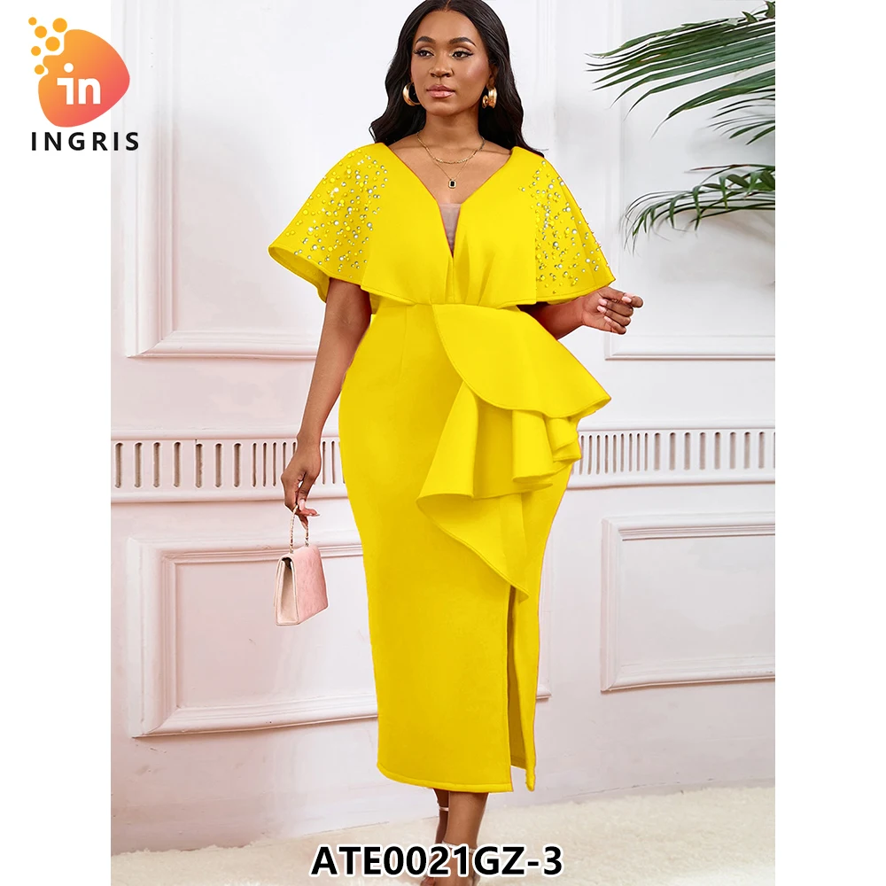 فستان زفاف 2024 فستان زفاف فرنسي خفيف فاخر على الكتف فستان سهرة صيفي خفيف-ATE0021GZ #3