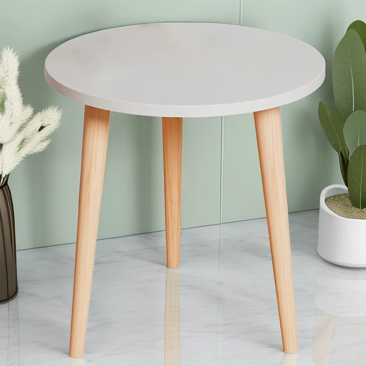 Sofa Side Table Mini Coffee Table Corner Table Small Round Tables Living Room Simple Moving Side Desk Bedside Small Mesa Mobile image 2