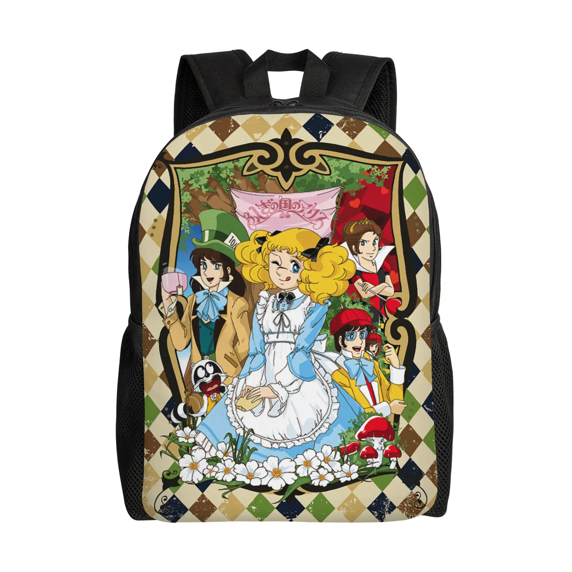 

Рюкзак Candy Candy Anime Kurin для мужчин, женщин, подростков, школьный, туристический, повседневный, в стиле Kawaii, японский, для ноутбука, спортивная сумка через плечо