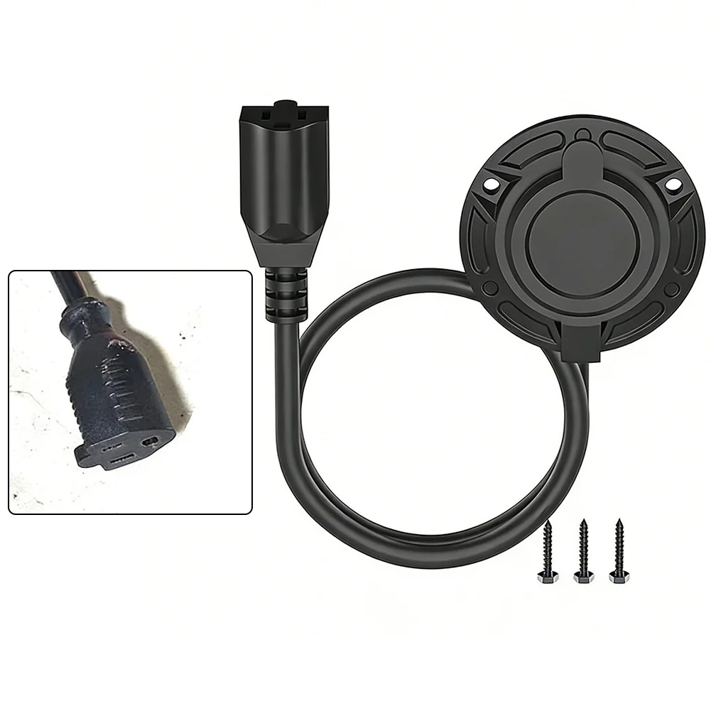 RV Power Socket 15A-125V Inlet 5-IN-1 Adapter 1-15P Compatible 5-15P Compatible 5 In 1 Power Adapter As Shown In The Figure