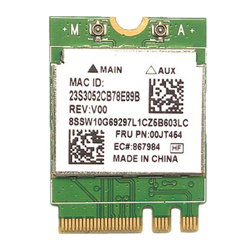 RTL8821AE Dual Frequency Network Card M.2 NGFF 2230 Wireless Network Card WIFI Module Network Card Adapter