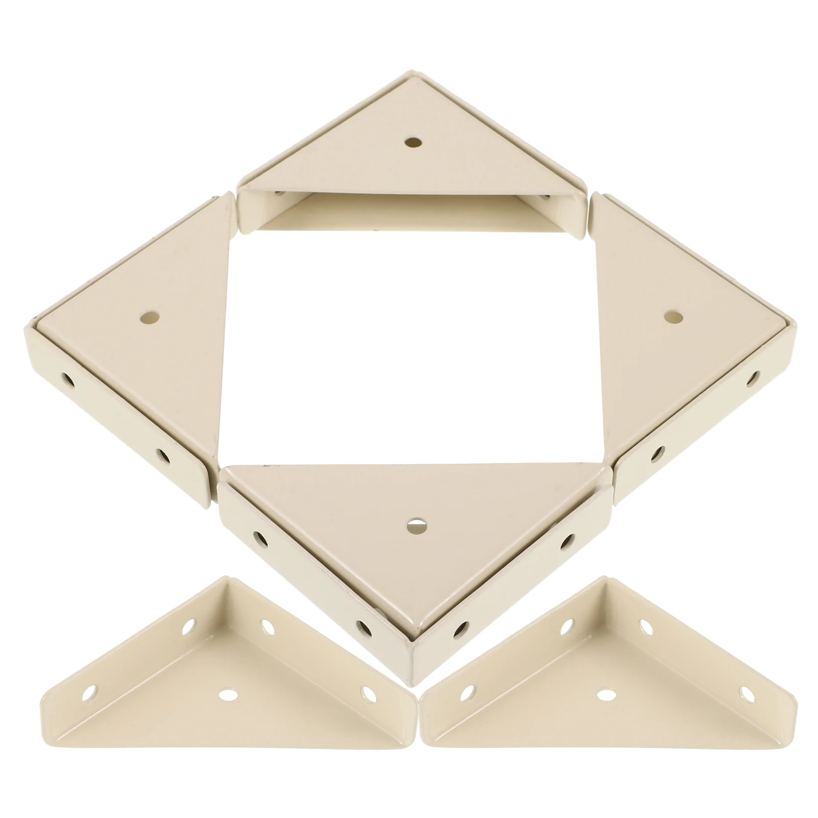 

10pcs Heavy Duty Corner Support Brackets 90 Degree Angle Bracket For Wood Furniture Bed Frame Shelf Braces Metal Corner