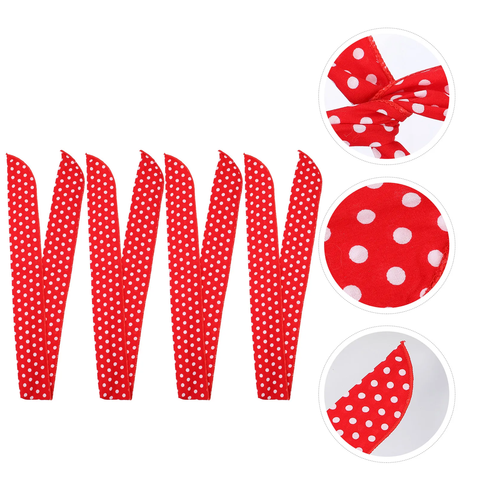 

4 шт. повязки на голову в горошек для женщин, элегантный аксессуар для волос с точечным принтом, легкий, удобный, подходит для ношения в течение всего дня, идеально подходит для тренировок