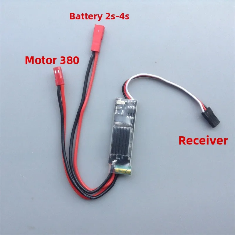 Silent, Bi-directional Brushed ESC 20A 2-4S 380 260 Motor, Linear Can Be Set