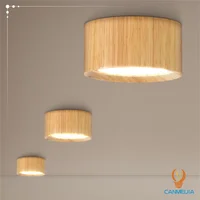 GX53 Downlight Wooden Ceiling Lamp 220V Indoor Decor Lamps Room Lighting Living Room Corridor LED Down Lights for Street Bedroom 2