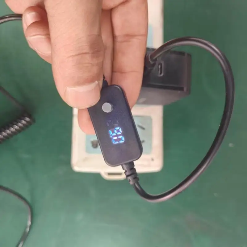 Variable Voltages USB C Power Cable 120CM Length 4.0x1.7mm Connecttion Tip 65W Fast Charging Support