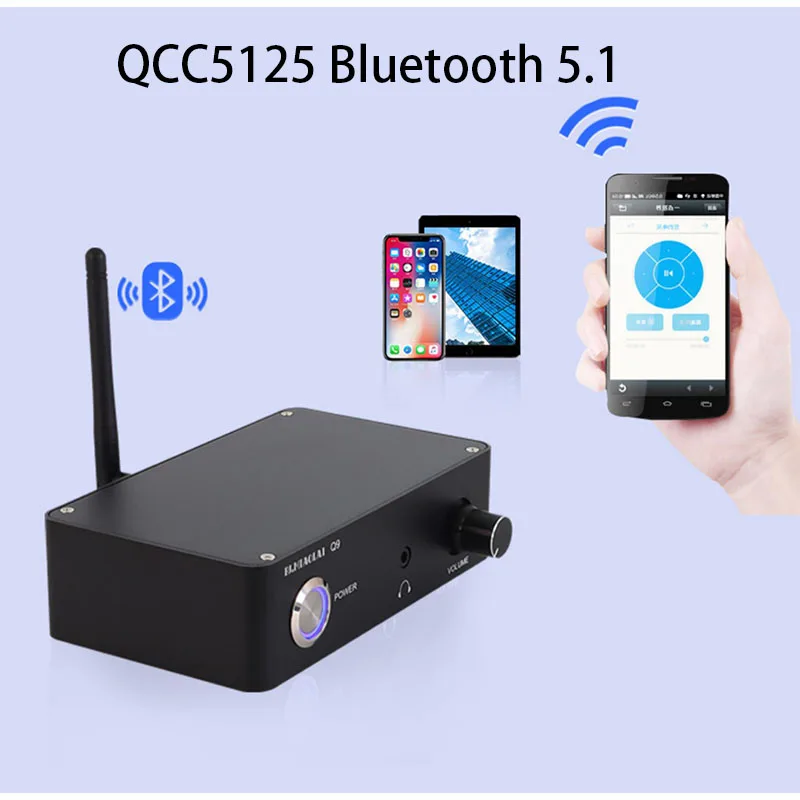 

Nvarcher Bluetooth 5.1 PCM1794+QCC5125 Lossless Decoding Support 24Bit 96KHz APTX HD LDAC