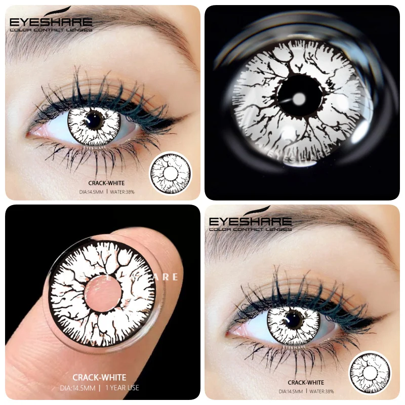 EYESHARE 1 Pair Colored Contact Lenses For Eyes New Cosplay Colored Lenses Halloween Contacts Cosmetics Pupils Eye Color Lens