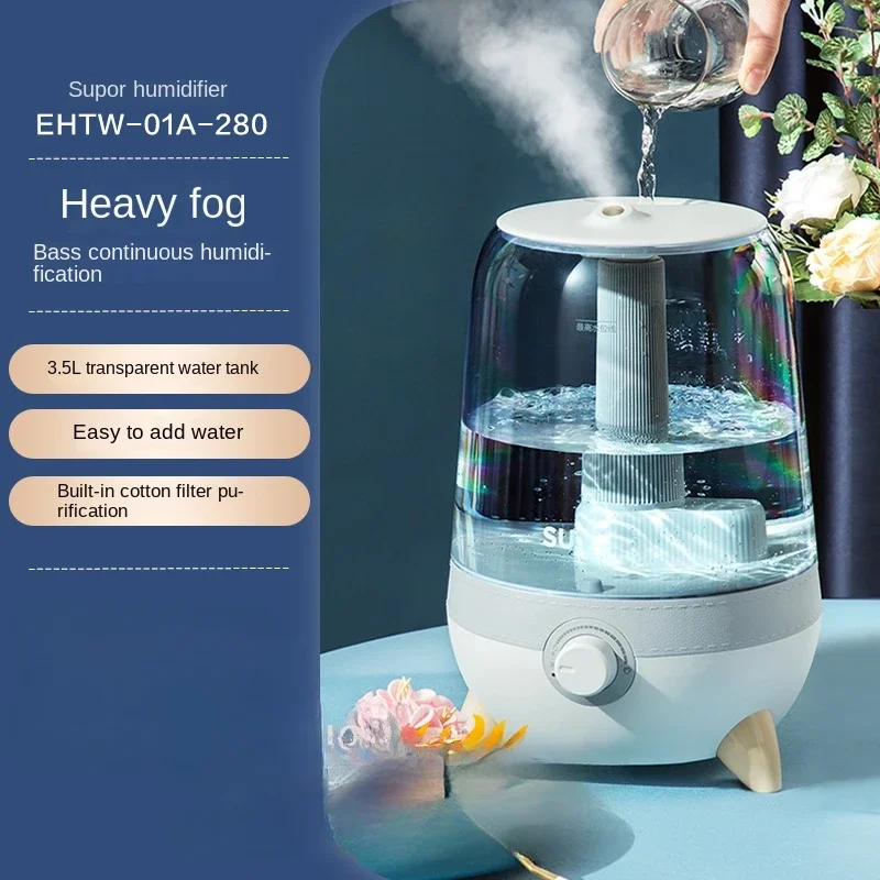 

220V Suoai Poer Humidifier for Home with Large Capacity and Aroma Diffuser for a Soothing Environment