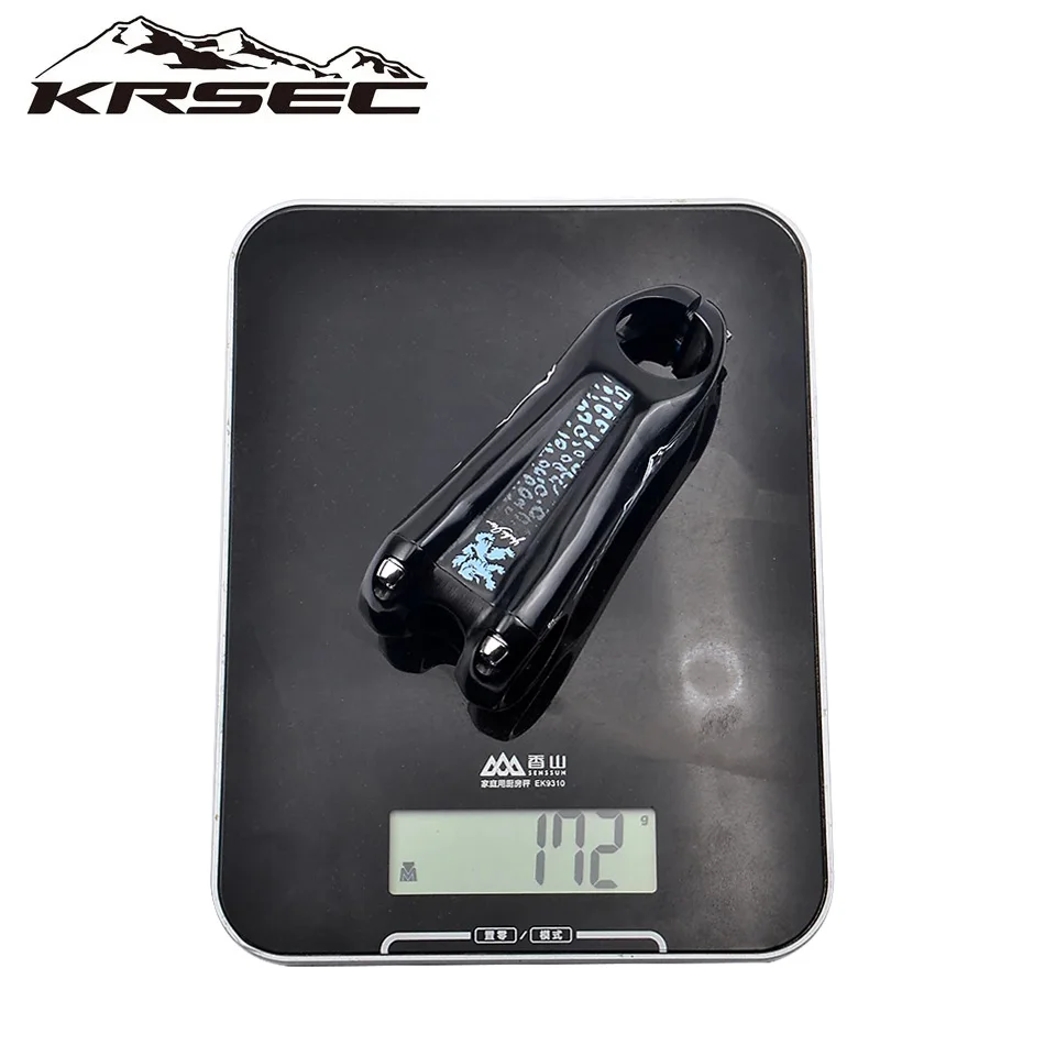 KRSCT Bicycle Stem 3D Forging High Strength Mountain Bike Stem -20 Degree 70/80/90/100mm Length for AM/FR/DH 31.8mm Handlebar