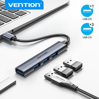 Vention 4 Ports USB 3.0 Hub Multi Splitter 5Gbps High Speed Transmission USB Hub 2.0 For PC Laptop Computer Accessorie
