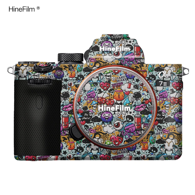 JERXTTON Pellicola protettiva adesiva per fotocamera Sony A7III A7M3 A7R III Pellicola protettiva antigraffio per fotocamera A7 III A7R3 (campo mimetico