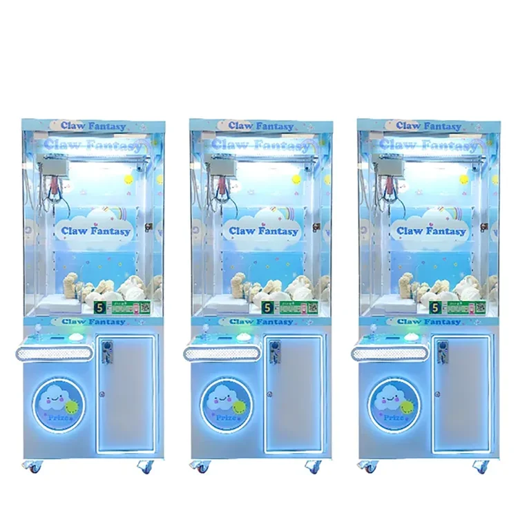 Blue Toy Claw Machine Children's Cutting Toys Gift Games Crane Claw Machine