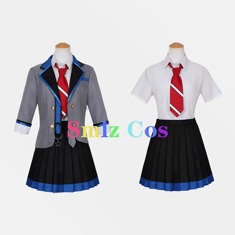 2025 11 Leo/Necesita Tenma Saki Hoshino Ichika Hinomori Shiho Mochizuki Honami Cosplay traje escolar Halloween para mujeres