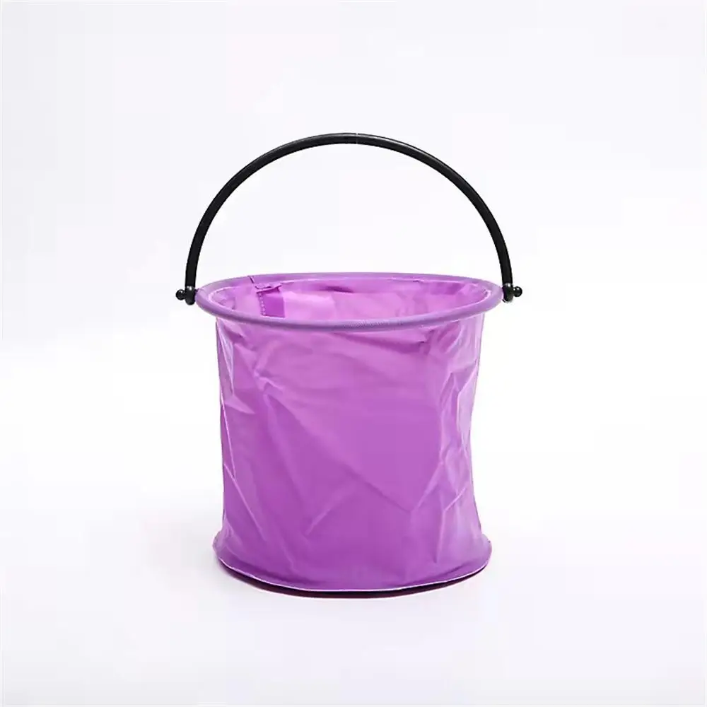 2/4/6PCS Childrens Retractable Folding Bucket Folding Design Children Fishing Bucket Waterproof Canvas Material Simple Shape