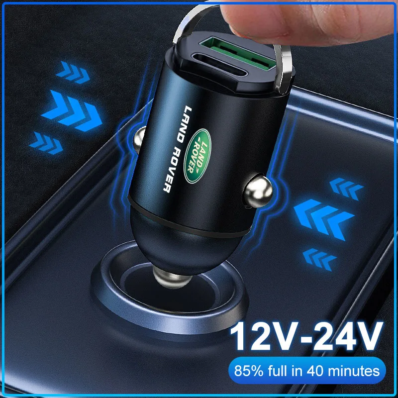 Emblem Auto-Schnellladegerät, Zigarettenanzünder-Konvertierungsstecker für Land Rover Ranger Autobiography Freelander Evoque