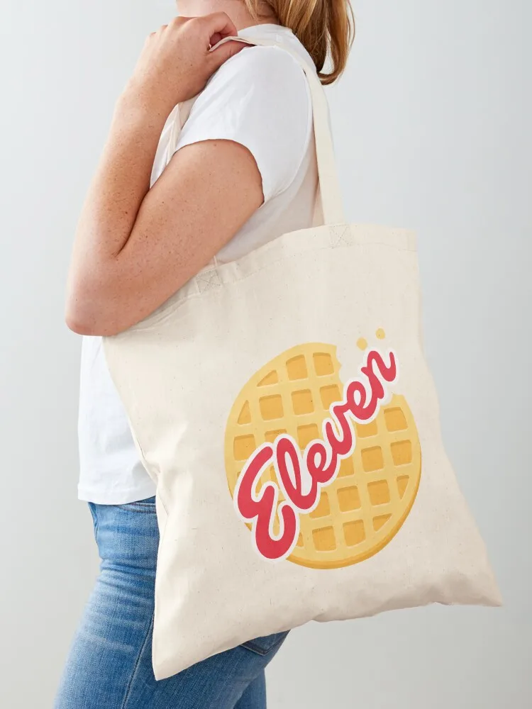 Bolsa tote Eleven Eggo, sacolas de compras reutilizáveis, bolsa tote feminina, estética