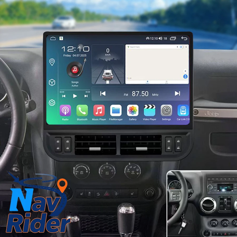 

16.8" Android Stereo For Jeep Wrangler 2011-2017 Wireless Carplay Navigation GPS Multimedia Player Car Autoradio Bluetooth DSP