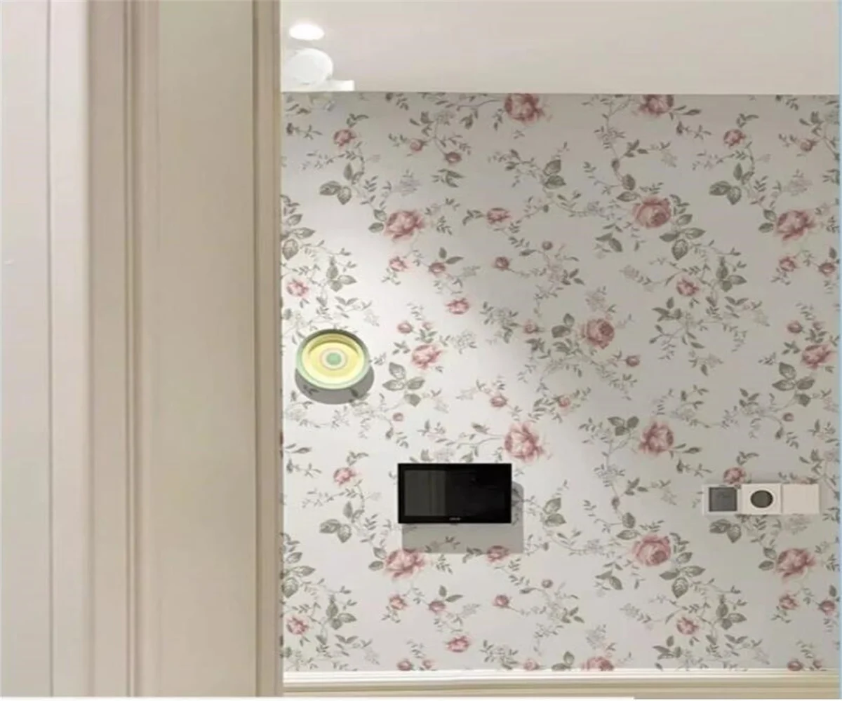 Customize any size pastoral small yellow floral wallpaper Children's room Living room hotel background wall decoration wallpaper