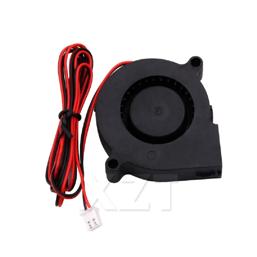 12V DC Cooling Fan Turbo Fan Brushless 50mm Blower Fans 2Pin DC Cooler Blower Plastic Fans for 3D Printer Accessories