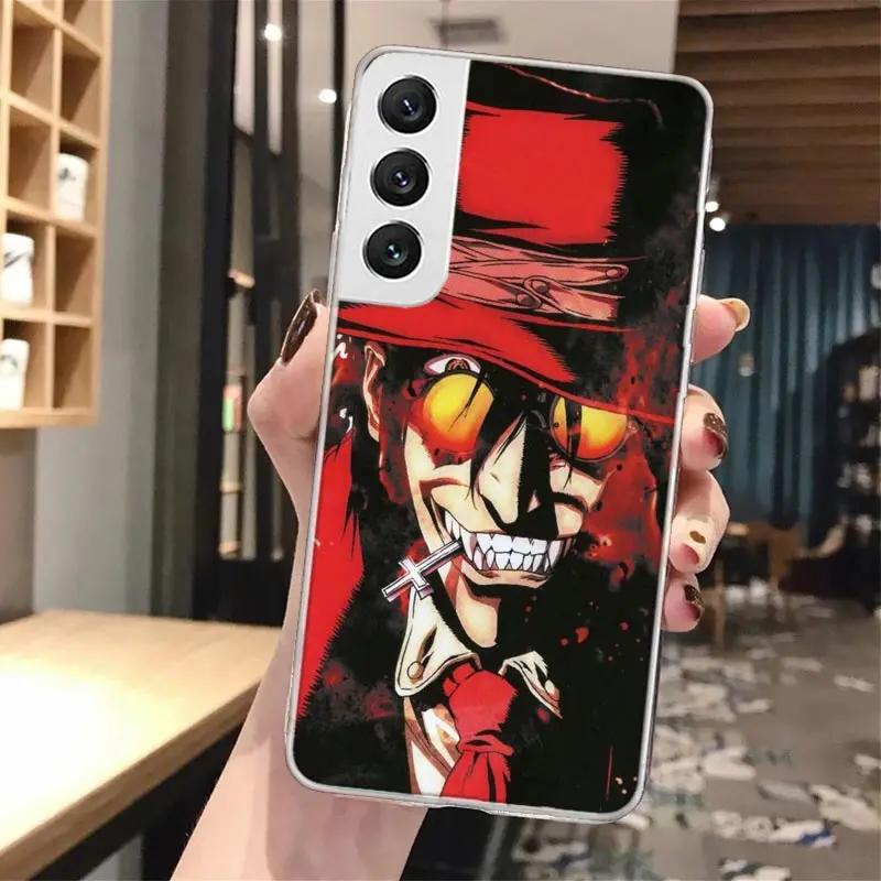 Alucard Hellsing Anime Silicon Phone Case For Samsung Galaxy S23 S24 S25 Ultra S21 Plus S20 FE S22 S10 + S10E Cover Funda