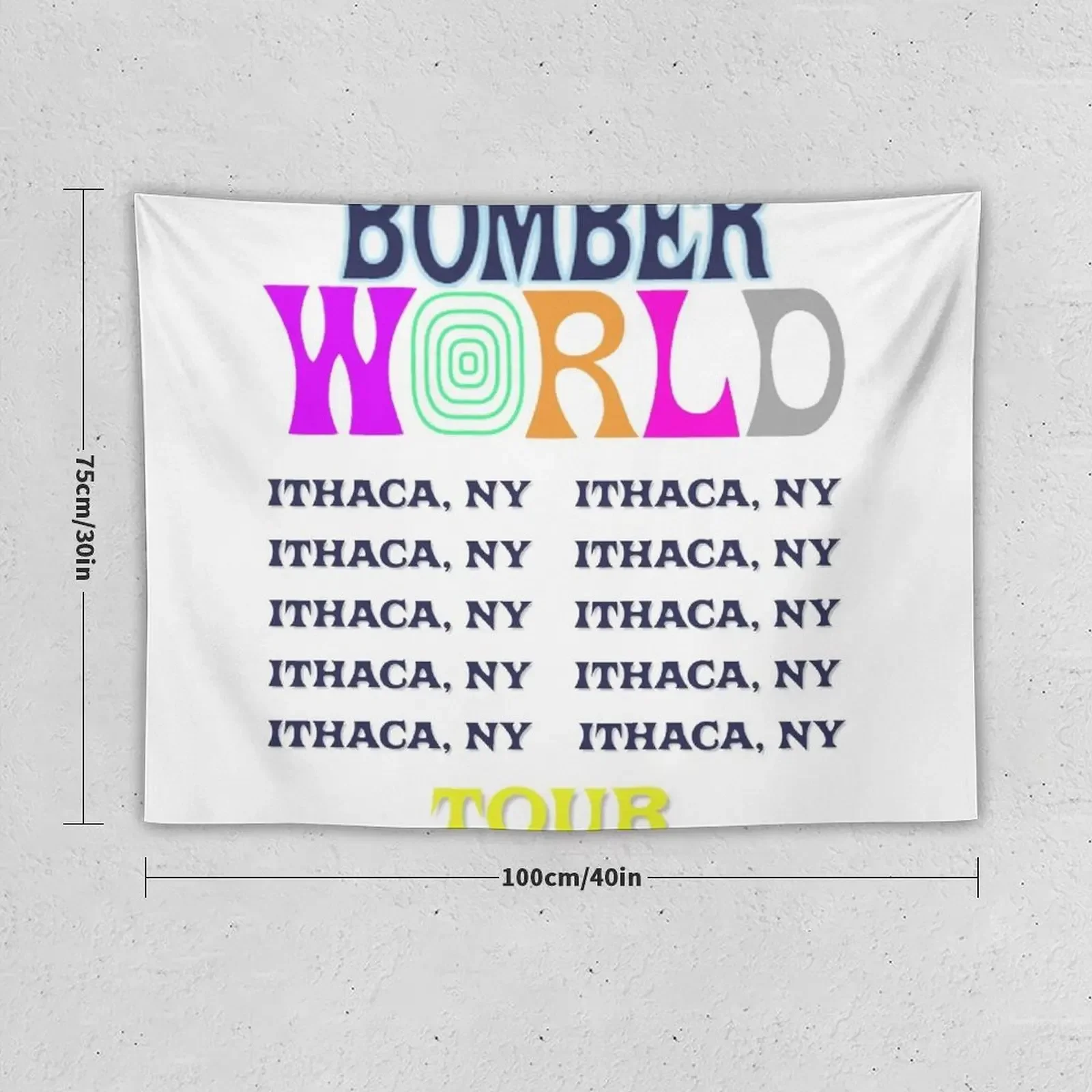 BOMBER WORLD Tapestry On The Wall Home Decoration Tapestry