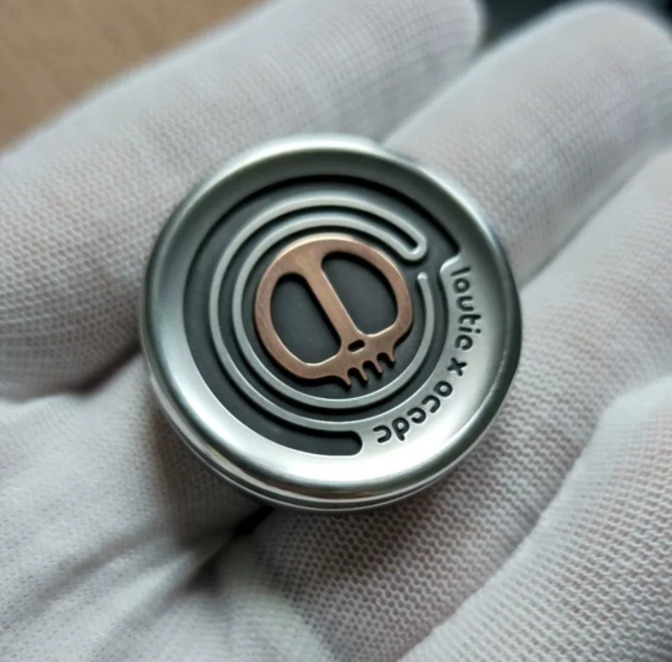 Used EDC Lautie ACEDC joint stainless steel+copper material Coin ppb coin fidget decompression toy