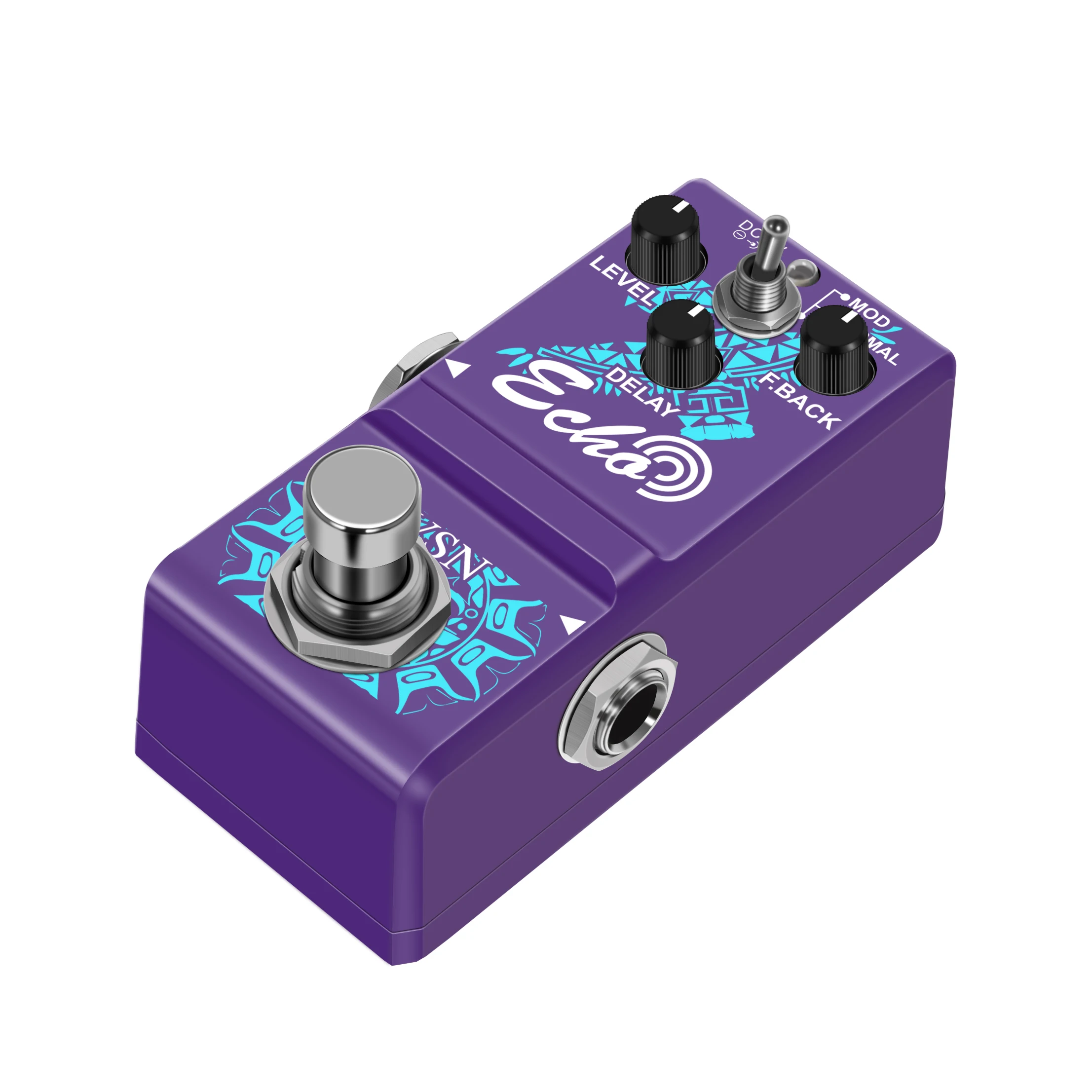 VSN-Mini Pedal de efecto de guitarra, LN-314 ECHO, Ture Bypass, caja de Metal completa