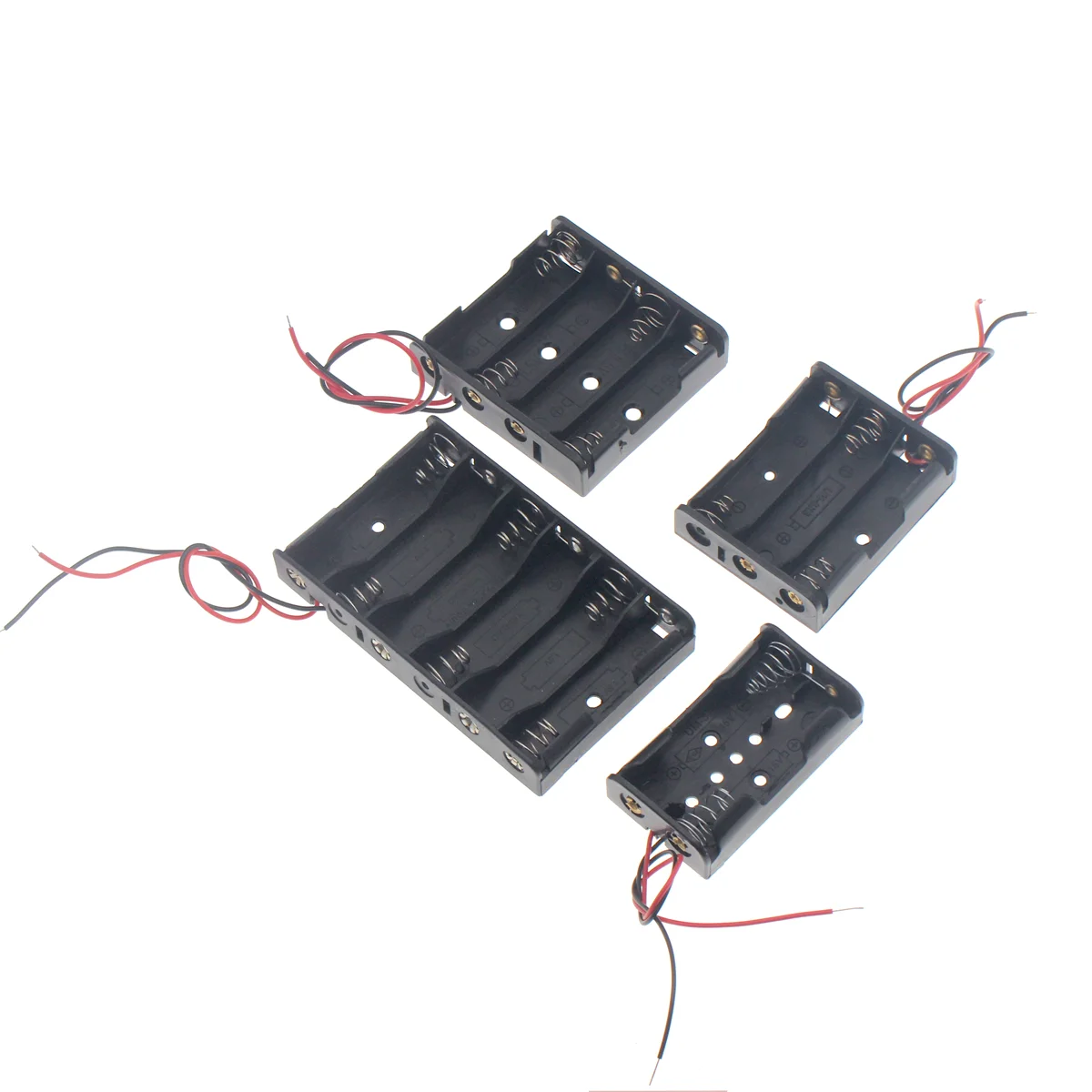 Boîtier de batterie étanche avec couvercle et interrupteur, quatre boîtiers AA avec interrupteur, Dupont XH 2,54 DC, 1X, 2X, 3X, 4X, 6X, 8X