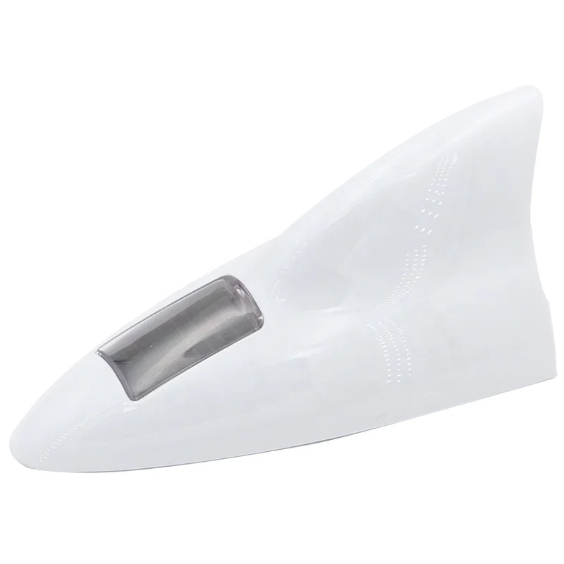 

Изготовленная на заказ CE сертифицированная автомобильная антенна D08A на солнечной батарее с плавником акулы и светодиодными сигнальными огнями предотвращения столкновений, автоматические мигающие украшения