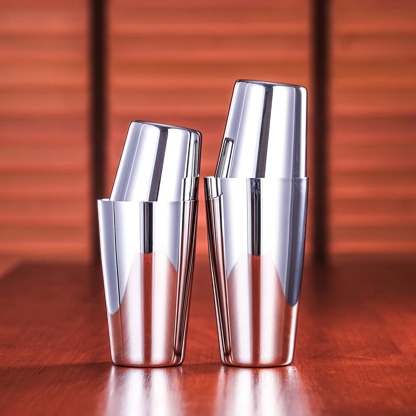 SK002/SK003 CRISON High Quality Stainless Steel Boston Cocktail Shaker 600ML/700ML Weighted Professional Bartender Tool