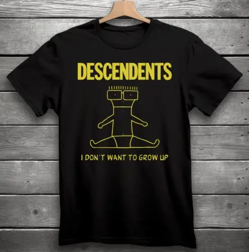 Descendents I Don't Want to Grow Up Punk Rock Band T-Shirt Black S-3XL