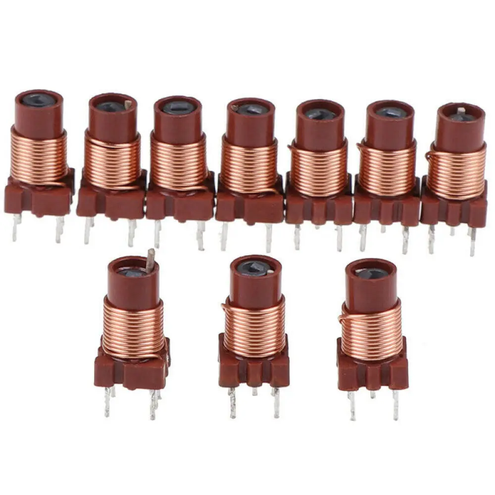 Ferrite Magnetic Core Adjustable Inductor Variable Coil 0.6uH 1.7uH High Frequency Components For Electronic Circuitry