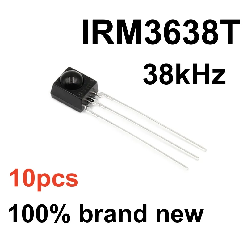 10pcs IRM3638T DIP-3 round infrared receiver remote control head IRM-3638T 38KHZ 100% brand new