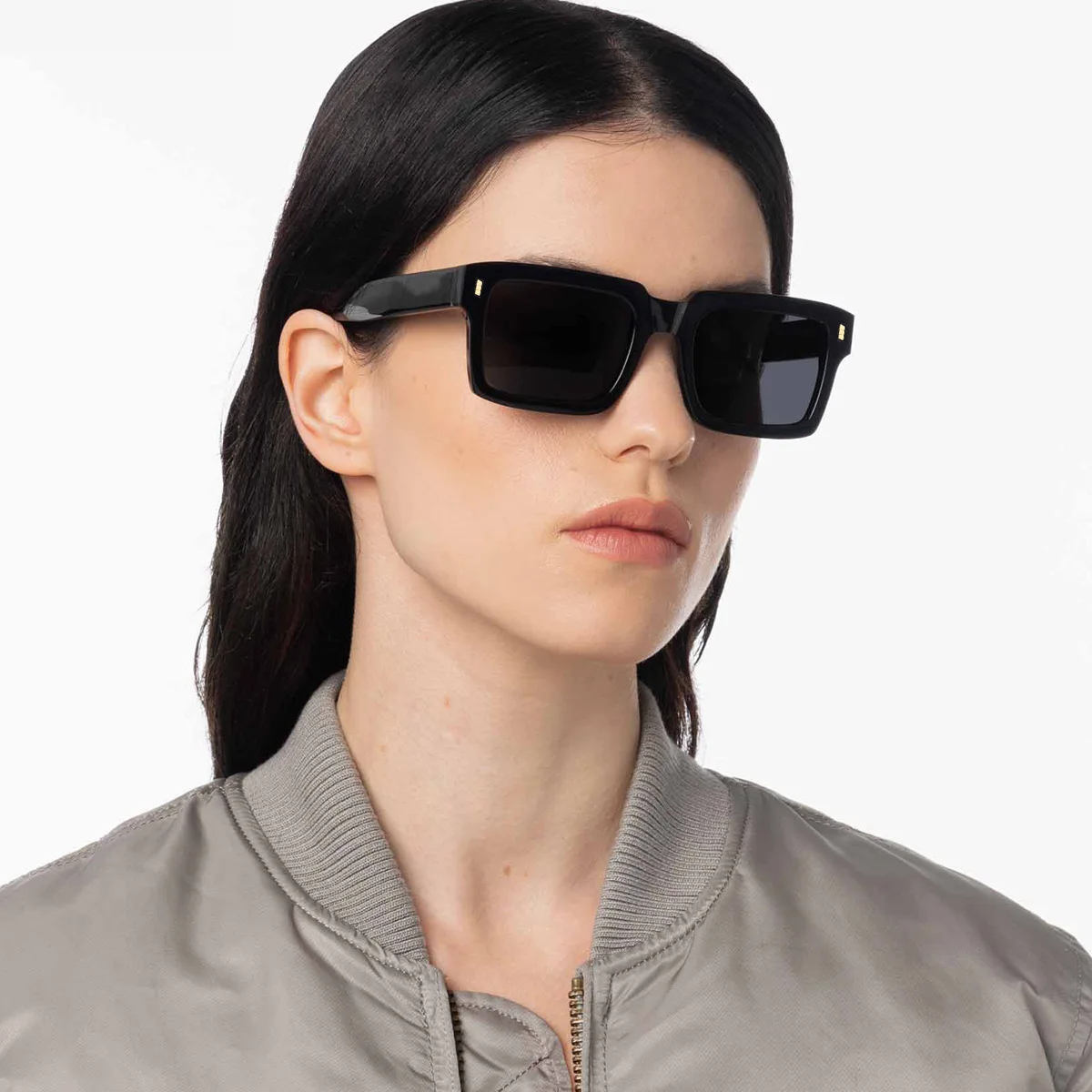 

New Square Frame Sunglasses Fashionable High-end Sunglasses Retro Men and Women Anti-ultraviolet Sun Glasses