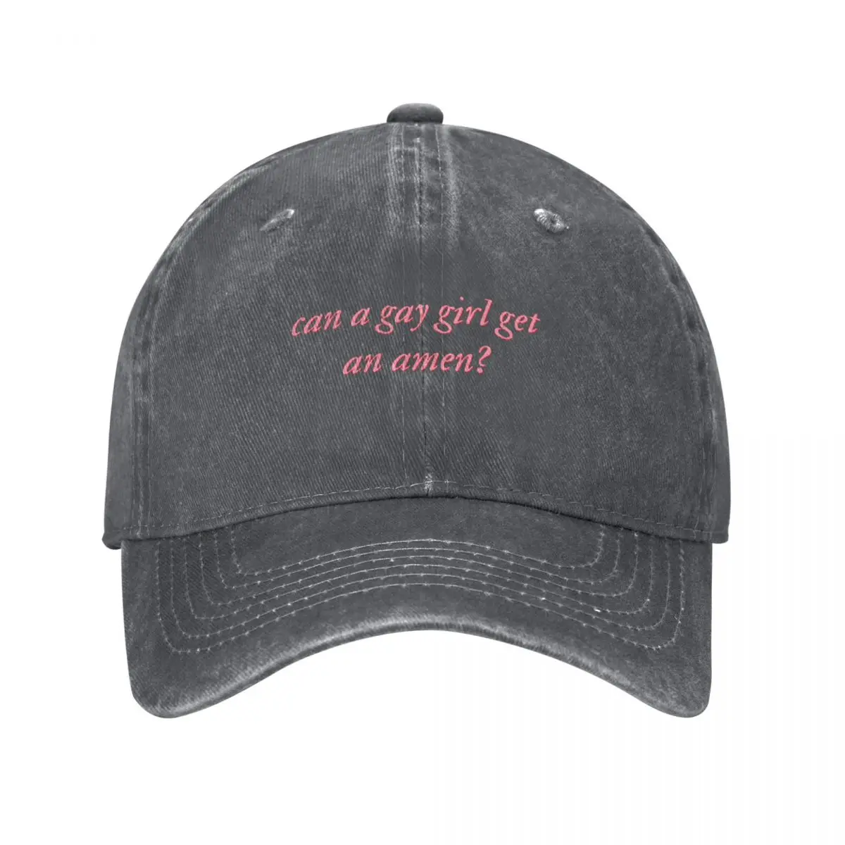 

Renee Rapp Can a Gay Girl Get an Amen Baseball Cap Fishing cap fishing hat Rave Baseball For Men Women's